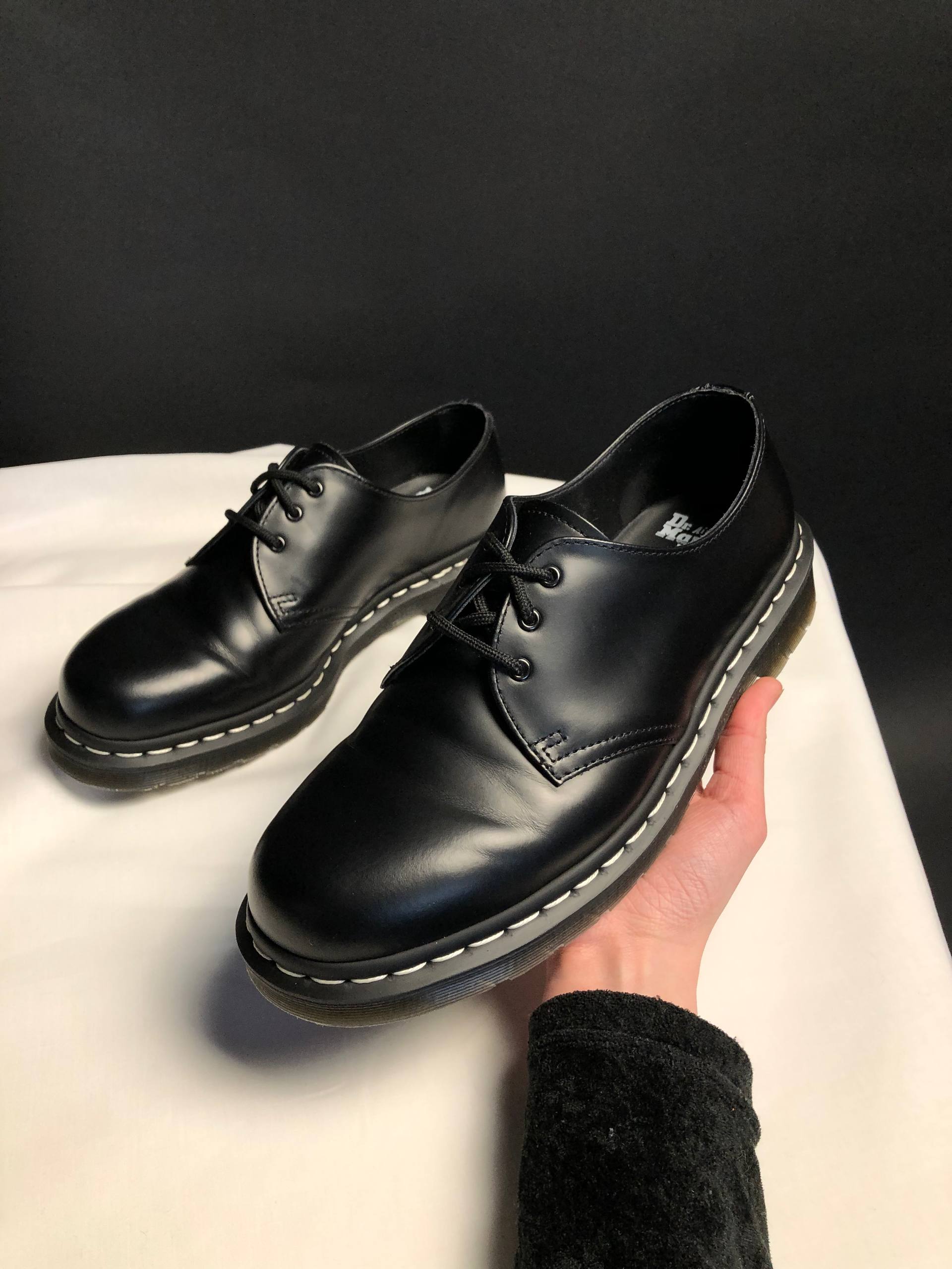 Dr. Martens 1461 WS - Black Smooth - 42 Вживані Dr. Martens 1461 WS - Black Smooth (UK 8 / EU 42) в хорошому стані