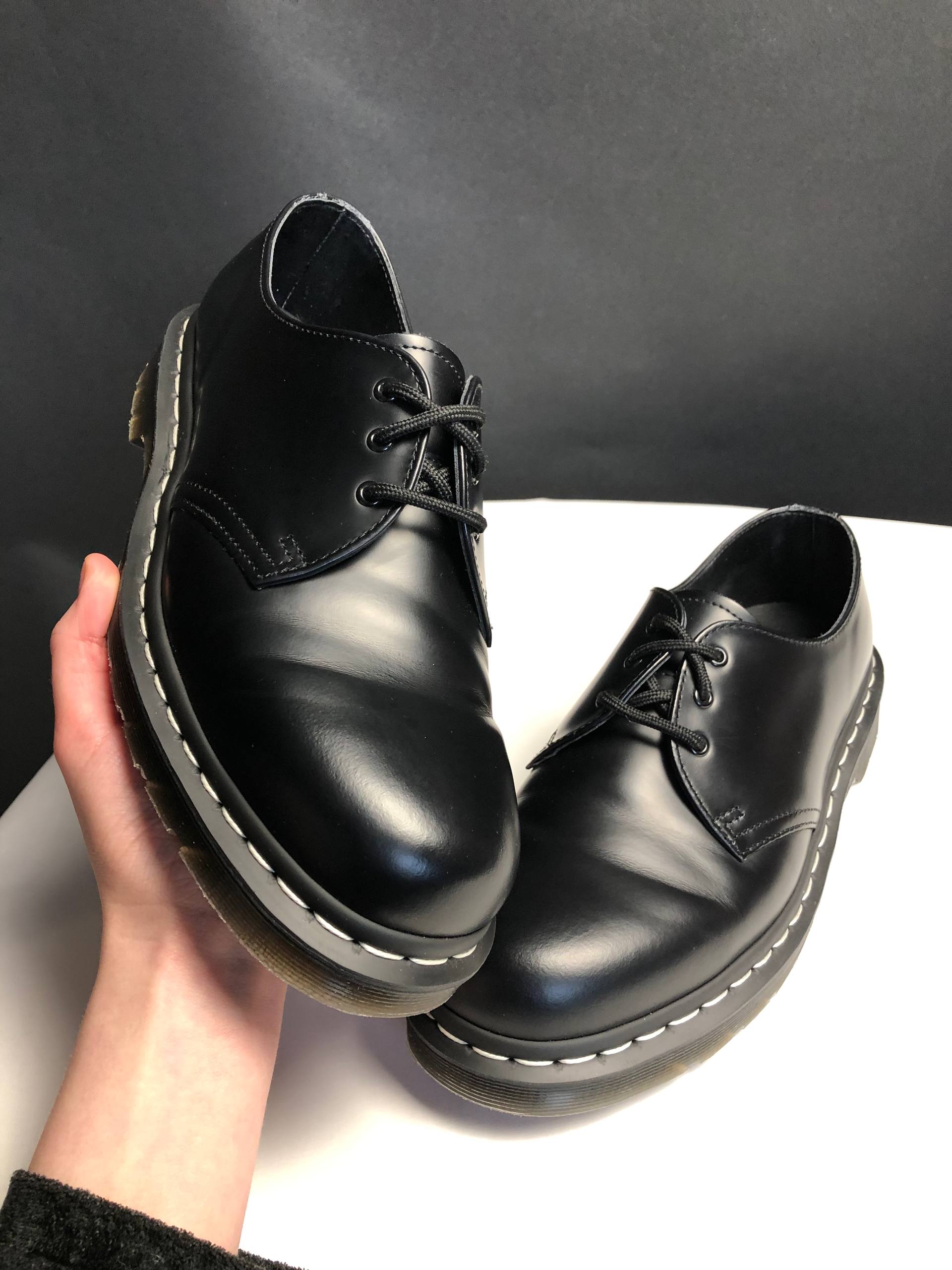 Dr. Martens 1461 WS - Black Smooth - 42 Вживані Dr. Martens 1461 WS - Black Smooth (UK 8 / EU 42) в хорошому стані