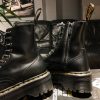 Уживані черевики Dr. Martens Jadon - Black Polished Smooth (UK 4 EU 37) в хорошому стані за доступною ціною
