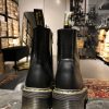 Вживані черевики Dr. Martens Jadon - Black Polished Smooth (UK 7 EU 41) в хорошому стані