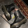 Вживані черевики Dr. Martens Jadon - Black Polished Smooth (UK 7 EU 41) в хорошому стані