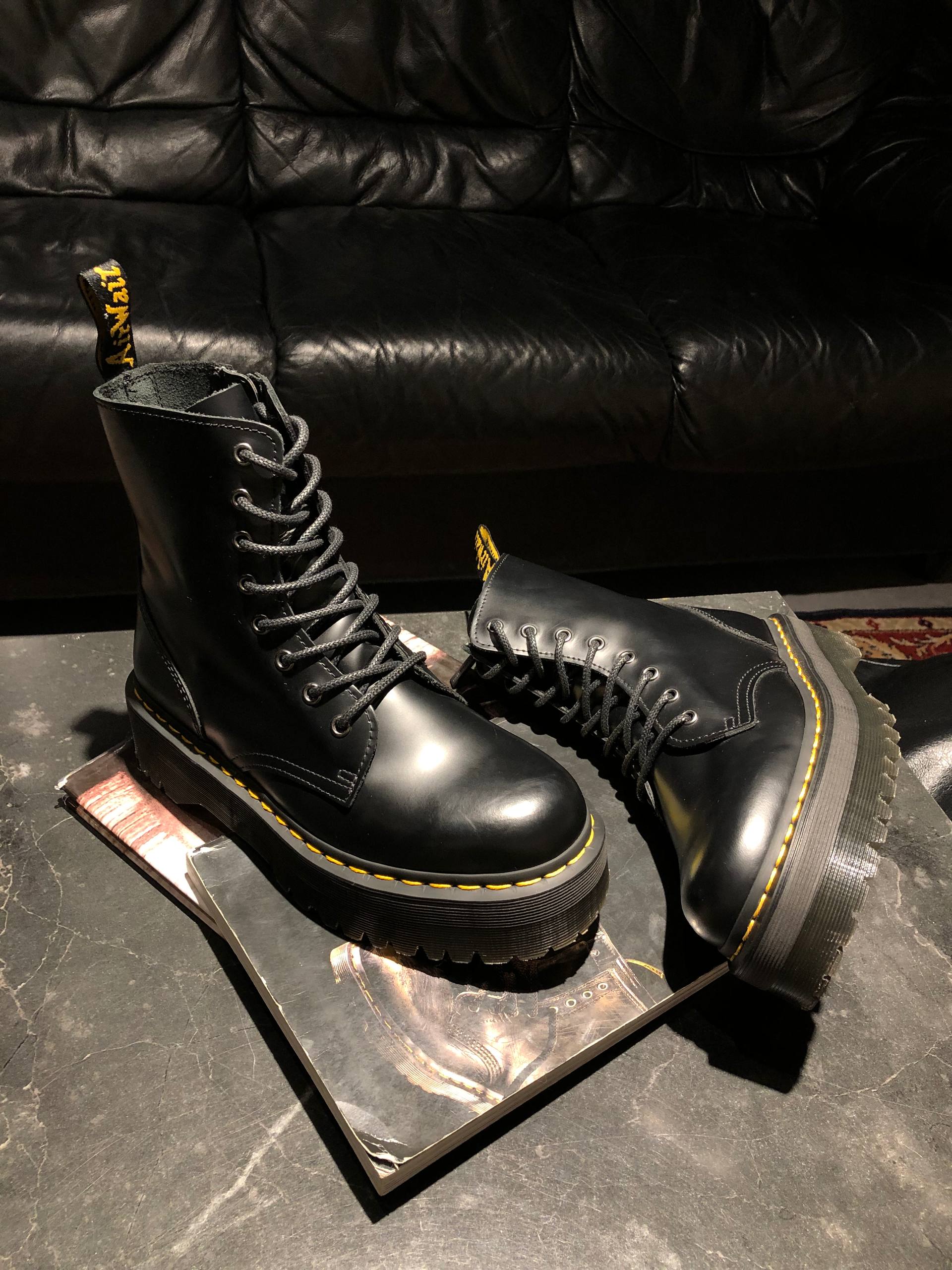 Dr. Martens Jadon - Black Polished Smooth (UK 7 EU 41) Вживані черевики Dr. Martens Jadon - Black Polished Smooth (UK 7 EU 41) в хорошому стані