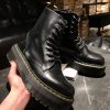 Вживані черевики Dr. Martens Jadon - Black Polished Smooth (UK 7 EU 41) в хорошому стані