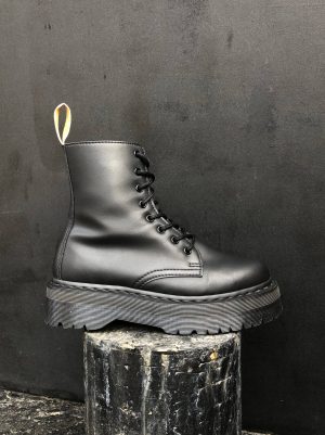 Вживані Dr. Martens Jadon II Vegan - Mono Black Felix Rub-Off (UK 7 EU 41)