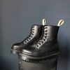 Вживані черевики Dr. Martens Jadon II Vegan - Mono Black Felix Rub-Off (UK 7 EU 41)
