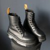 Вживані черевики Dr. Martens Jadon II Vegan - Mono Black Felix Rub-Off (UK 7 EU 41)
