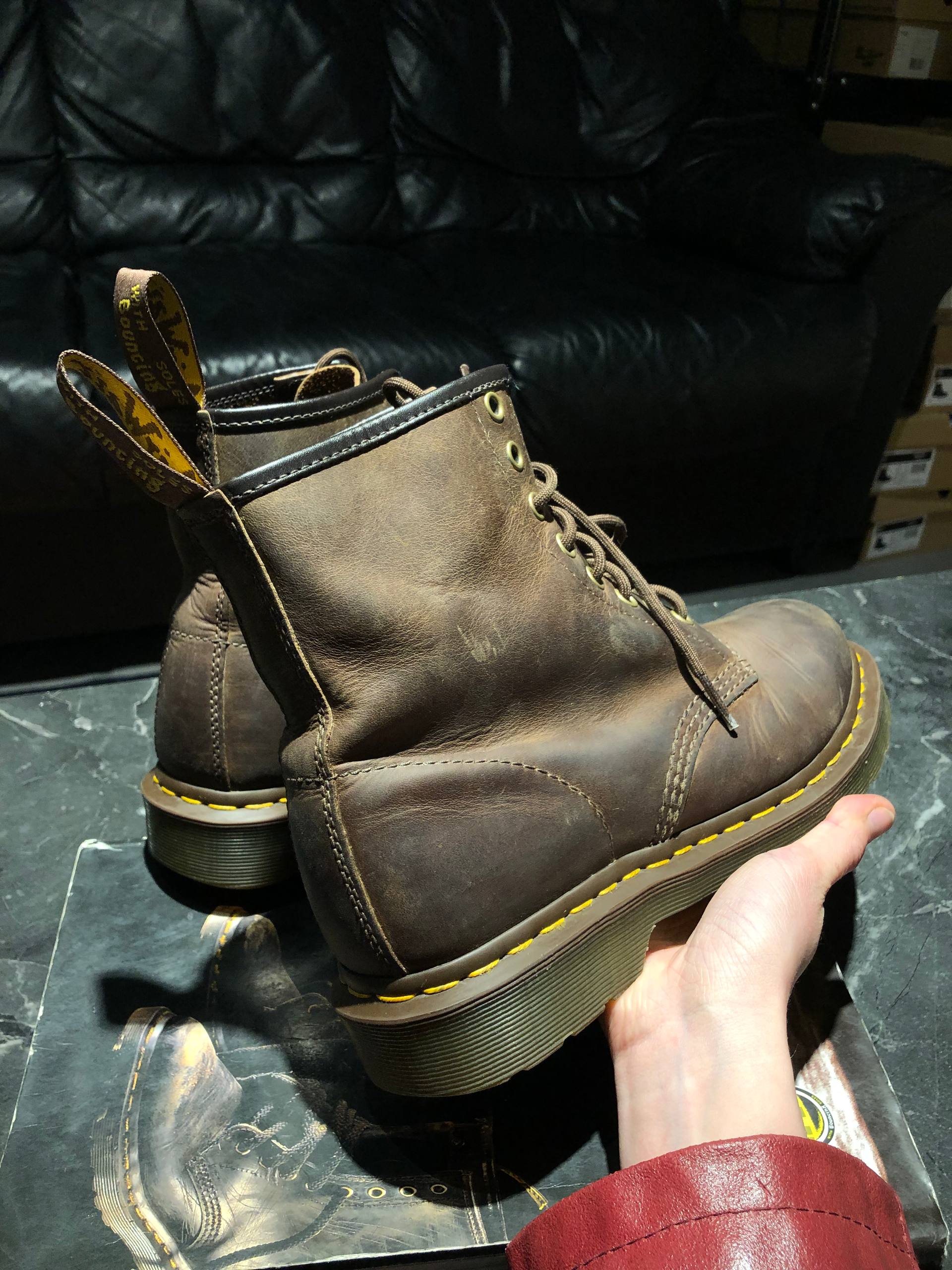 Dr. Martens 1460 - Gaucho Crazy Horse (UK 7 EU 41) (9) Dr. Martens 1460 - Gaucho Crazy Horse (UK 7 EU 41) вживані в хорошому стані купити в Україні