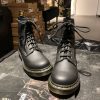 Вживані Dr. Martens 1460 W - Black Nappa (UK 5 EU 38) в хорошому стані купити в Україні