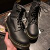 Вживані Dr. Martens 1460 W - Black Nappa (UK 5 EU 38) в хорошому стані купити в Україні