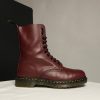Вінтажні Dr. Martens 1490 - Cherry Red Smooth (UK 7 EU 41) в ідеальному стані, купити в Україні