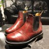 Вінтажні оригінальні Dr. Martens 2976 ‘Made in England’ - Classic Calf Burgundy (UK 9 EU 43) в чудовому стані купити в Україні