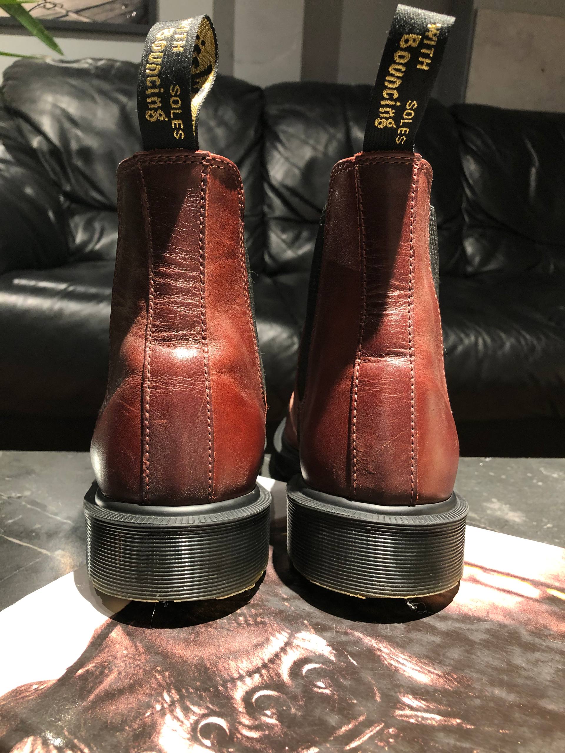 Dr. Martens 2976 ‘Made in England’ - Classic Calf Burgundy (UK 9 EU 43) (8) Вінтажні оригінальні Dr. Martens 2976 ‘Made in England’ - Classic Calf Burgundy (UK 9 EU 43) в чудовому стані купити в Україні