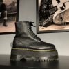 Вживані черевики Dr. Martens Jadon Max - Black Pisa (UK 5 EU 38) в ідеальному стані купити в Україні