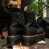Вживані черевики Dr. Martens Jadon Max - Black Pisa (UK 5 EU 38) в ідеальному стані купити в Україні