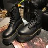 Вживані черевики Dr. Martens Jadon Max - Black Pisa (UK 5 EU 38) в ідеальному стані купити в Україні