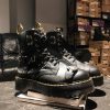 Оригінальні Dr. Martens Jadon Piercing - Black Milled Nappa (UK 10 EU 45) в хорошому стані на resale.martens.com.ua