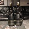Оригінальні Dr. Martens Jadon Piercing - Black Milled Nappa (UK 10 EU 45) в хорошому стані на resale.martens.com.ua