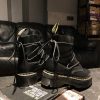 Б\у черевики мартінс Dr. Martens Jarrick II - Black Smooth (UK 6 EU 39) в ідеальному стані