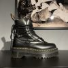 Б\у черевики мартінс Dr. Martens Jarrick II - Black Smooth (UK 6 EU 39) в ідеальному стані