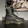 Вживані зимові черевики Dr. Martens Serena – Black Burnished Wyoming (UK 6 EU 39) в ідеальному стані з мінімальним зносом