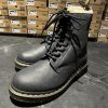 Вживані зимові черевики Dr. Martens Serena – Black Burnished Wyoming (UK 6 EU 39) в ідеальному стані з мінімальним зносом