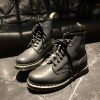 Вживані черевики Dr. Martens 1460 - Black Greasy (UK 7 EU 41) в чудовому стані купити онлайн